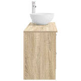 Bathroom Furniture Set 2 pcs Sonoma Oak Engineered Wood 3403866