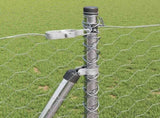 Welded Wire Fence with Concrete Base 10 x 0.8 m 3353761
