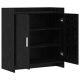 Sideboard Black Oak 72 x 36 x 80 cm Engineered Wood 8011092