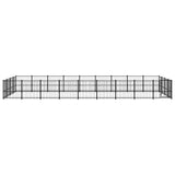 Outdoor Dog Kennel Steel 33.87 m 3124631