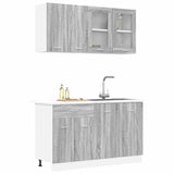 Kitchen Unit Lyon 4 pcs Grey sonoma Engineered Wood 3388346