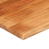 Desk Top 90x80x3.8 cm Rectangular Solid Wood Acacia Live Edge 370315