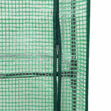 Raised Bed with Greenhouse Cover Rattan Look 160x40x138 cm 4015858