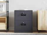 File Cabinet Anthracite 45.5 x 42 x 74.5 cm Cold-Rolled Steel 891612