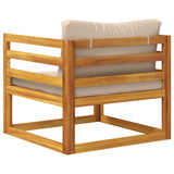 Sectional Corner Sofa with Cushions Natural 42028306