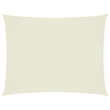Sunshade Sail Oxford Fabric Rectangular 3x6 m Cream 135213
