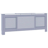 MDF Radiator Cover Grey 205 cm 325553