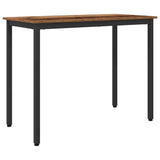 Table Old Wood 100 x 50 x 76.5 cm Engineered Wood and Steel 873778