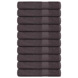 Sauna Towels "FROGN" 10 pcs Anthracite 80x200 cm 360 gsm 136695
