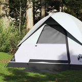 Camping Tent Dome 2-Person White Blackout Fabric Waterproof 94694