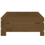 ZNTS Parasol Base Cover Honey Brown Solid Wood Pine 825334
