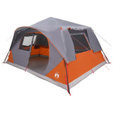 Instant Tent with Roof Grey and Orange 365 x 280 x 200 cm 42028705