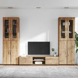 TV Cabinet Set FLORIN 3 pcs Artisan Oak Engineered Wood 3398003