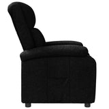Recliner Chair Black Fabric 342421