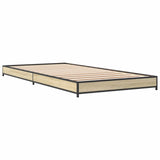 Bed Frame Sonoma Oak 80 x 200 cm Engineered Wood 8009143