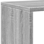 Book Cabinet Grey Sonoma 137.5x29x137.5 cm Engineered Wood 3310294