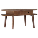 Coffee Table 100x50x46 cm Solid Acacia Wood 282873