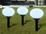 Outdoor Pathway Lamps 3 pcs LED 20 cm with Ground Spike 40864