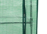 Raised Bed with Greenhouse Cover Rattan Look 160x40x140 cm 4015821