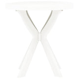 48796 Bistro Table White 70 cm Plastic
