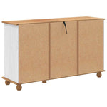 Chest of Drawer ASKIM White 79 x 40 x 133.5 cm Solid Pine wood 4105429