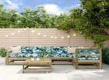 Garden Lounge Set Natural Wood Pine Wood, Plywood Large Modular 3186472