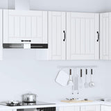 Kitchen Wall Cabinet Lucca White Engineered Wood 853777
