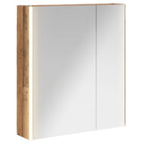 Bathroom Mirror Cabinet Old Wood 63.5 x 15.5 x 70 cm 889245