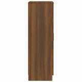 Shoe Cabinet Brown Oak 55x35x108 cm Engineered Wood 342670