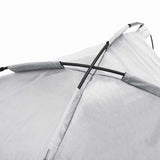 Dog Bed Folding Manual Silver Grey 122 x 93 x 106.5 cm Steel 42008176