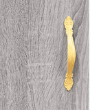 Highboard Grey Sonoma 69.5x34x180 cm Engineered Wood 3189939