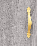 Highboard Grey Sonoma 69,5x34x180 cm Engineered Wood 3195889