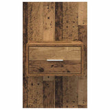 Bedside Cabinet 2 pcs Old Wood 50 x 32.5 x 80cm Engineered Wood 880477