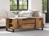 Coffee Table Old Wood 102 x 44.5 x 50 cm Engineered Wood 882696