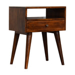 Modern Chestnut Solid Wood Bedside IN1691