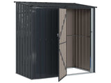 Garden Sheds Anthracite 153.5 x 86 x 200 cm Metal 42011299