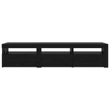 TV Cabinets 2 pcs Black oak 180 x 35 x 40 cm Engineered wood 3332505