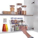 ZNTS Metaltex 3-tier Spice Rack Up&Down on Rails 443444
