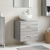 Wall-Mounted Sink Vanity Grey Sonoma 49.5 x 41 x 64.5 cm 890267