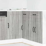 Kitchen Base Cabinet Kalmar Grey Sonoma Engineered Wood 854324