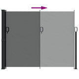 Retractable Side Awning Anthracite 160x500 cm 4004443