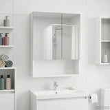 Bathroom Mirror Cabinet White 50 x 14.5 x 70 cm Engineered wood 889199