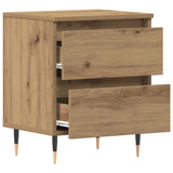 Bedside Cabinet with Drawer 2 pcs Artisan Oak 40 x 35 x 50 cm 863465