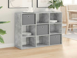 Sideboard with Drawer Concrete Grey 88.5 x 29 x 84.5 cm 8000487