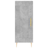 Highboard Concrete Grey 34.5x34x180 cm Engineered Wood 3199485