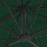 Cantilever Garden Parasol with Aluminium Pole 400x300 cm Green 44635