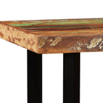 ZNTS Bar Table Solid Reclaimed Wood 120x60x107 cm 245440