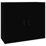 Sideboards 3 pcs Black Engineered Wood 3185400