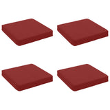 4-Piece Seat Cushions VUGHT 4 pcs 100% Polyester Wine Red 946295
