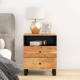 Bedside Cabinet 50x33x62 cm Solid Wood Acacia&Engineered Wood 350665